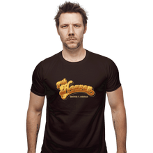 Load image into Gallery viewer, Shirts Fitted Shirts, Mens / Small / Dark Chocolate 7th Heaven