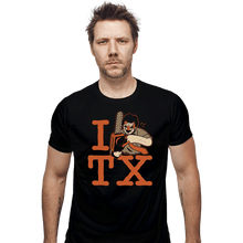 Load image into Gallery viewer, Secret_Shirts Fitted Shirts, Mens / Small / Black I Love TX
