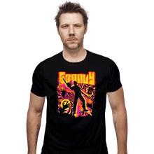 Load image into Gallery viewer, Daily_Deal_Shirts Fitted Shirts, Mens / Small / Black Retro Stay Groovy