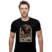 Load image into Gallery viewer, Daily_Deal_Shirts Fitted Shirts, Mens / Small / Black Castiel

