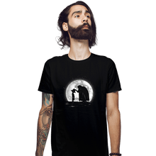 Load image into Gallery viewer, Shirts Fitted Shirts, Mens / Small / Black Moonlight Straw Hat