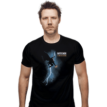 Load image into Gallery viewer, Shirts Fitted Shirts, Mens / Small / Black The White Wolf Returns