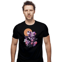 Load image into Gallery viewer, Daily_Deal_Shirts Fitted Shirts, Mens / Small / Black Moonlit Nightmare