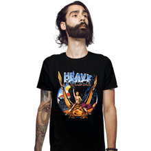 Load image into Gallery viewer, Daily_Deal_Shirts Fitted Shirts, Mens / Small / Black Heavy Force