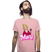 Load image into Gallery viewer, Daily_Deal_Shirts Fitted Shirts, Mens / Small / Pink Mary Doll