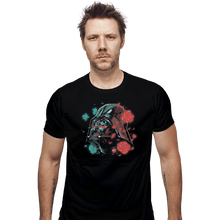Load image into Gallery viewer, Shirts Fitted Shirts, Mens / Small / Black Dark Side of the Bloom
