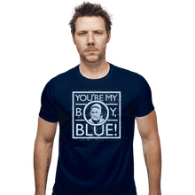 Load image into Gallery viewer, Shirts Fitted Shirts, Mens / Small / Navy Blue
