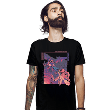 Load image into Gallery viewer, Shirts Fitted Shirts, Mens / Small / Black Burning The Night