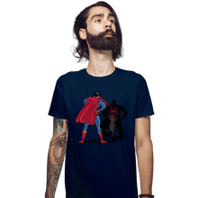 Load image into Gallery viewer, Daily_Deal_Shirts Fitted Shirts, Mens / Small / Navy Super Fun Game