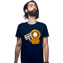 Load image into Gallery viewer, Shirts Fitted Shirts, Mens / Small / Navy Carpe Diem