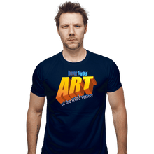 Load image into Gallery viewer, Secret_Shirts Fitted Shirts, Mens / Small / Navy Word Art