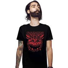 Load image into Gallery viewer, Shirts Fitted Shirts, Mens / Small / Black Cacodemon
