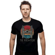 Load image into Gallery viewer, Shirts Fitted Shirts, Mens / Small / Black Vintage Dark Fighters