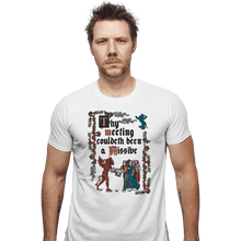 Load image into Gallery viewer, Daily_Deal_Shirts Fitted Shirts, Mens / Small / White Illuminated Email