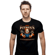 Load image into Gallery viewer, Daily_Deal_Shirts Fitted Shirts, Mens / Small / Black Chucky's Fitness