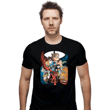 Load image into Gallery viewer, Daily_Deal_Shirts Fitted Shirts, Mens / Small / Black Stranger Falls 4