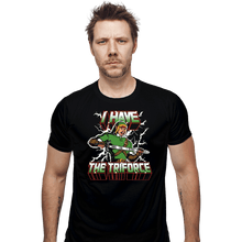 Load image into Gallery viewer, Shirts Fitted Shirts, Mens / Small / Black I Have The Triforce