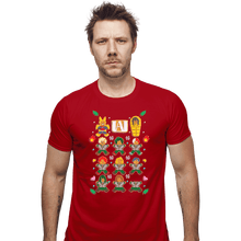 Load image into Gallery viewer, Shirts Fitted Shirts, Mens / Small / Red Fresh Baked Heroes
