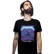Load image into Gallery viewer, Shirts Fitted Shirts, Mens / Small / Black Blast The Lightning