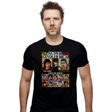Load image into Gallery viewer, Shirts Fitted Shirts, Mens / Small / Black Super Sandler Bros
