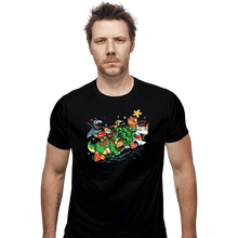 Load image into Gallery viewer, Secret_Shirts Fitted Shirts, Mens / Small / Black Land Before Christmas Time