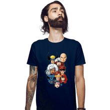 Load image into Gallery viewer, Daily_Deal_Shirts Fitted Shirts, Mens / Small / Navy Mutant 97 Heads!