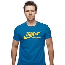 Load image into Gallery viewer, Shirts Fitted Shirts, Mens / Small / Sapphire Trek Athletics
