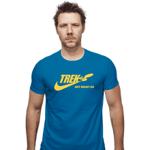 Load image into Gallery viewer, Shirts Fitted Shirts, Mens / Small / Sapphire Trek Athletics