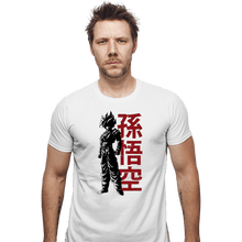 Load image into Gallery viewer, Shirts Fitted Shirts, Mens / Small / White The Super Saiyan