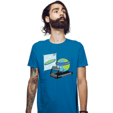 Load image into Gallery viewer, Shirts Fitted Shirts, Mens / Small / Sapphire Round Earth