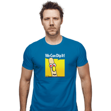 Load image into Gallery viewer, Shirts Fitted Shirts, Mens / Small / Sapphire We Can Dip It