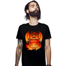 Load image into Gallery viewer, Daily_Deal_Shirts Fitted Shirts, Mens / Small / Black Themberchaud Dice