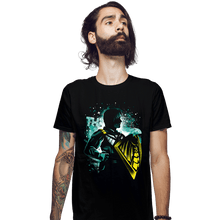 Load image into Gallery viewer, Daily_Deal_Shirts Fitted Shirts, Mens / Small / Black The Soldier Defender