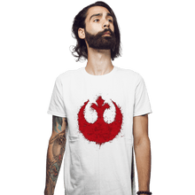 Load image into Gallery viewer, Shirts Fitted Shirts, Mens / Small / White Rebels