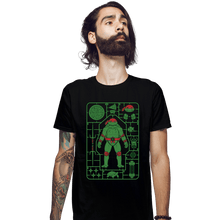 Load image into Gallery viewer, Daily_Deal_Shirts Fitted Shirts, Mens / Small / Black Raphael Model Sprue