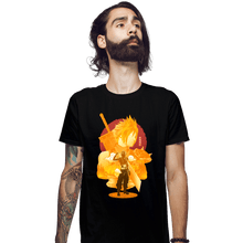 Load image into Gallery viewer, Daily_Deal_Shirts Fitted Shirts, Mens / Small / Black Mako-Eyed Mercenary