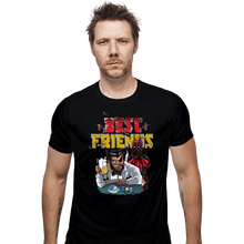 Load image into Gallery viewer, Secret_Shirts Fitted Shirts, Mens / Small / Black Best Friends!