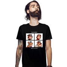 Load image into Gallery viewer, Daily_Deal_Shirts Fitted Shirts, Mens / Small / Black The Rangerz
