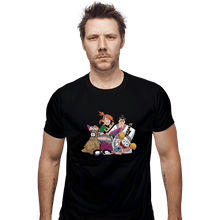 Load image into Gallery viewer, Shirts Fitted Shirts, Mens / Small / Black The Costume Club