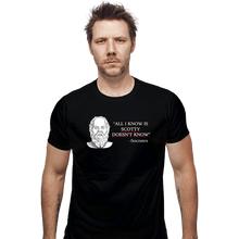 Load image into Gallery viewer, Daily_Deal_Shirts Fitted Shirts, Mens / Small / Black True Knowledge