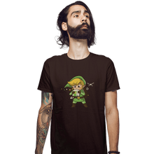 Load image into Gallery viewer, Shirts Fitted Shirts, Mens / Small / Dark Chocolate Cartridge Of Time