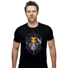 Load image into Gallery viewer, Shirts Fitted Shirts, Mens / Small / Black Red Warrior