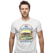 Load image into Gallery viewer, Shirts Fitted Shirts, Mens / Small / White Big Kahuna Burger