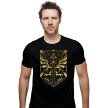 Load image into Gallery viewer, Daily_Deal_Shirts Fitted Shirts, Mens / Small / Black Cyber Z Legend