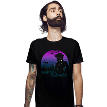 Load image into Gallery viewer, Shirts Fitted Shirts, Mens / Small / Black A Space Cowboy