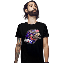 Load image into Gallery viewer, Daily_Deal_Shirts Fitted Shirts, Mens / Small / Black Xenowave