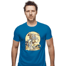 Load image into Gallery viewer, Shirts Fitted Shirts, Mens / Small / Sapphire The Planet Of Oz