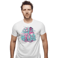 Load image into Gallery viewer, Shirts Fitted Shirts, Mens / Small / White A N I M E W A V E