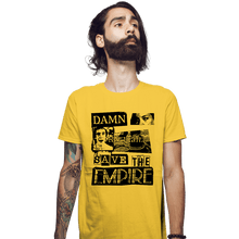 Load image into Gallery viewer, Daily_Deal_Shirts Fitted Shirts, Mens / Small / Daisy Save Empire Records!