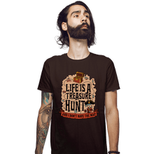 Load image into Gallery viewer, Secret_Shirts Fitted Shirts, Mens / Small / Dark Chocolate Treasure Hunt